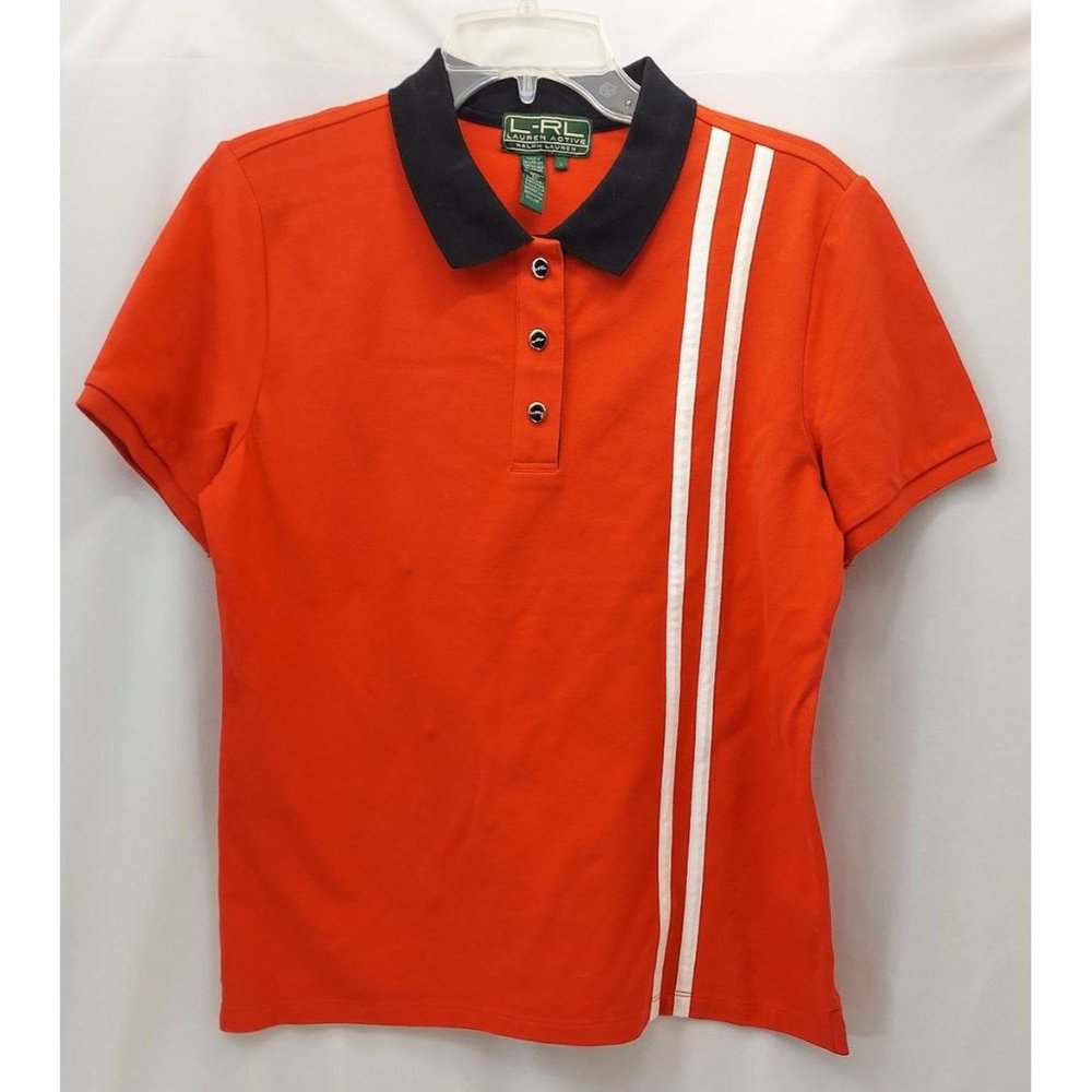 Women's Large Lauren Active Snap Front Shirt -F11